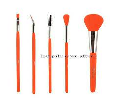 the neon orange 24 pc brush set