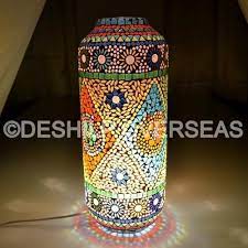 Glass Table Lamps Big Mosaic Table
