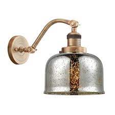 Light Brushed Brass Wall Sconce