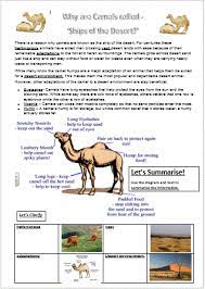 It is run by the people originating from the villages in the desert. Reading Strategies Why Are Camels Called Ships Of The Desert Summarising Teach In A B Desert Animals Adaptations Reading Strategies Summarizing Task Cards