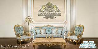 French Style 5 Seater Sofa Set For