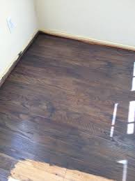 problem staining oak floor can t get
