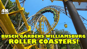 Busch gardens williamsburg offers unparalleled fun and adventure for the entire family. Busch Gardens Williamsburg Roller Coasters Front Seat Onride Povs 4k Youtube