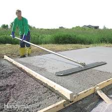 How To Pour A Concrete Slab Diy