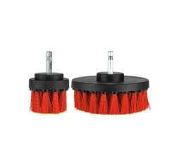 upholstery cleaning drill brush set