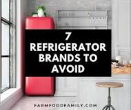 What refrigerator brands should be avoided?