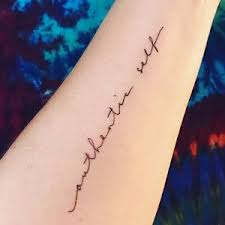 The font determines the overall feel and aesthetic of your tattoo, regardless of the actual words, so it's super important to choose a typeface that resonates with you and matches your own personal brand. Simple Elegant Tattoo Design Custom Writing Tattoo By Pasadya Cursive Tattoos Tattoo Fonts Cursive Writing Tattoos