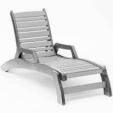 Custom Poly Lumber Chaise Lounge W