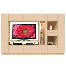 Isabella Wall Unit W Mirrored Display