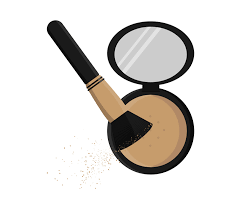 makeup brushes flat ilration