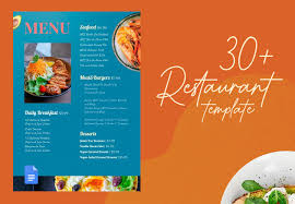30 free restaurant menu templates in