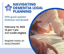 cle event dementia legal planning