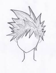 to draw anime hair