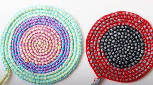 crochet t shirt yarn rug