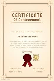 Certificate Template With A Ribbon Postermywall