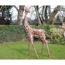 Stunning Silver Tall Giraffe Ornament