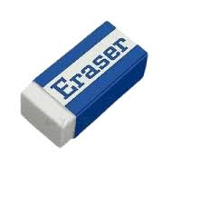rectangular plain eraser for rubbing d