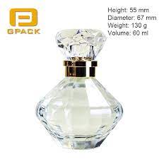 Crystal Perfume Bottle Shiny Engraved