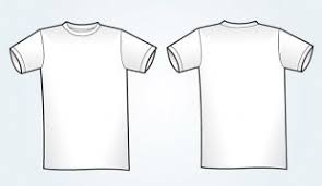 free blank t shirt template vector