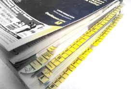 Index Tabs To Help Organize Your Phone Book