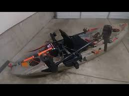 kayak motor mount on a lifetime teton