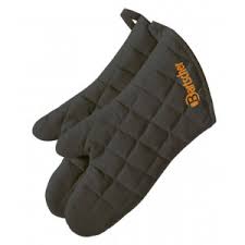 Des gants adaptés au travail en cuisine et certifiés pour. Paire De Gants De Cuisine En Coton Noir 32 Cm Bartscher
