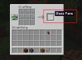 How To Make A Glass Pane In Minecraft