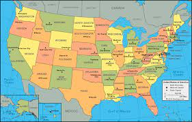 The united states is a federal republic consisting of fifty states, a federal the united states is a huge nation which comprises 50 states and a federal district, washington d.c., which is. United States Map And Satellite Image