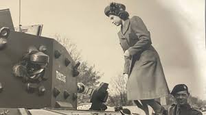 Newly unearthed image shows a young Queen Elizabeth II inspecting a tank  weeks after the Second World War | Tatler