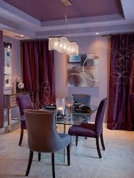 dining room using majestic purple