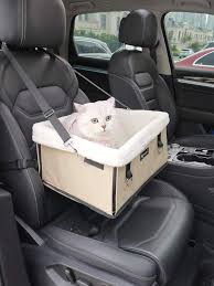 1pc Plush Pet Car Seat For Cats Dogs