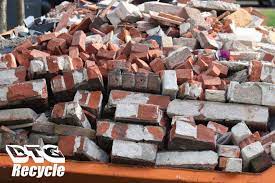 crushed rock dirt brick recycling