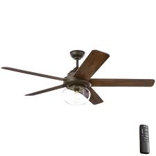 Find ceiling medallions at lowe's today. Home Decorators Collection Avonbrook 56 In Led Bronze Ceiling Fan With Light Kit And Remote Control 59256 The Home Depot