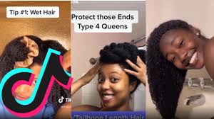 Learn the proper technique with the helpful tips from a professional hairstylist in this free video on ho. Black Tik Tok For Bts Natural Hair Care How To Get Long Natural Hair Black Tik Toks Youtube