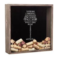 Wine Cork Shadow Box Personalized Wine