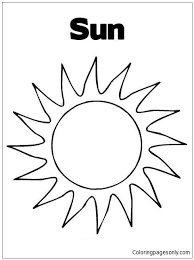 Here is our spectacular sun for your kid to start coloring these pages. Sun Coloring Pages Nature Seasons Coloring Pages Coloring Pages For Kids And Adults