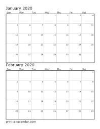 Download 2020 Printable Calendars