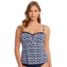 Womens Upstream Ikat Underwire Bandeaukini Top Tops