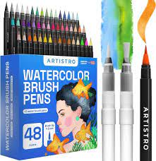 Buy Watercolor Brush Pens 48 Colors