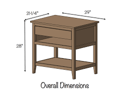 Last but not least, you should take care of the finishing touches. Diy Bedside Table With Drawer And Shelf Free Plans