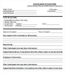 Employee Action Form Template
