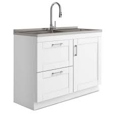 Laundry Sink With Cabinet Faucet