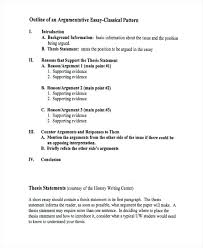 Outline Example For Essay Resume Tutorial Pro