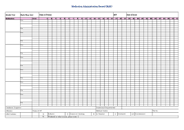 023 Medication Administration Record Templates Template