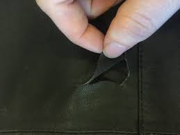 Mom's leather jacket has a rip, any suggestions for a repair? : r/sewing