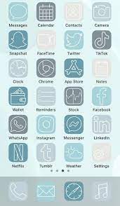 aesthetic ios14 iphone app icons 50