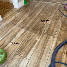 get your plank tile and grout cleaned