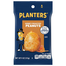 planters peanuts honey roasted 4 oz