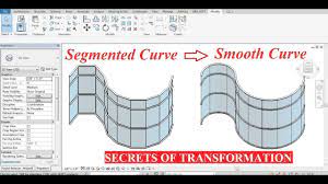create curved curtain wall in revit