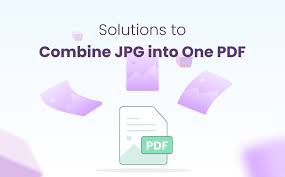 how to combine jpg images into one pdf
